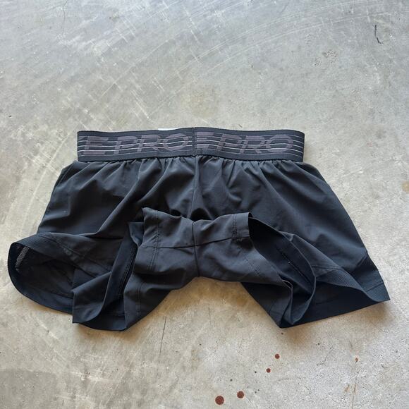 Nike Pro Shorts Women's Small Black Dri-Fit Active Athletic Training Shorts - Picture 8 of 11